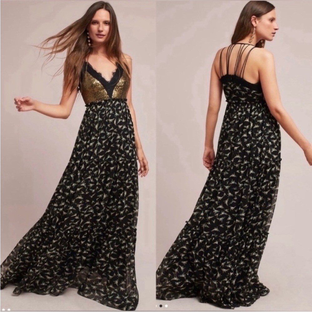 Anthropologie Ranna Gill Lakshmi Maxi Dress
